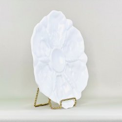 sterstallerken - hvid 