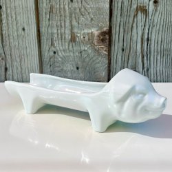 Plsegris - fransk, hvid 