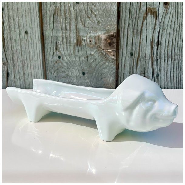 Plsegris - fransk, hvid 