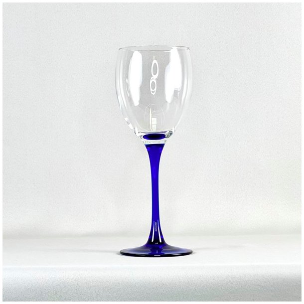 Luminarc vinglas med bl stilk - hvidvin
