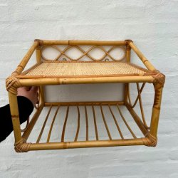 Hylde i bambus og flet 