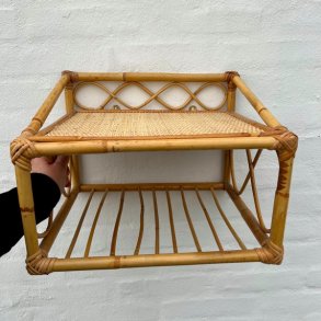 Hylde i bambus og flet 