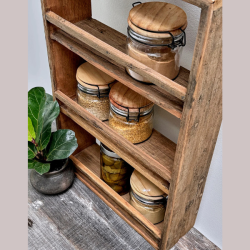 V�ghylde i genbrugstr� H60 cm