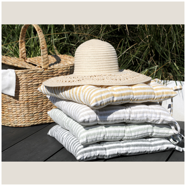 Hynde - bomuld m/hrfarvede striber