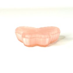 L�gkrukke - lyser�d sommerfugl, frostet glas