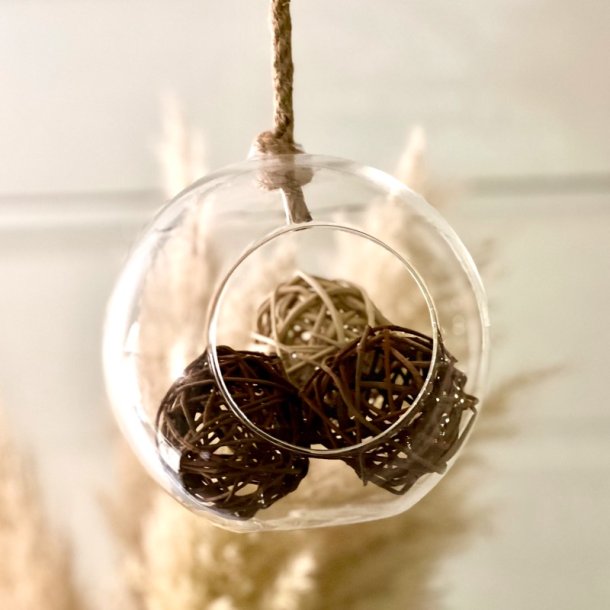 Glas med reb - terrarium
