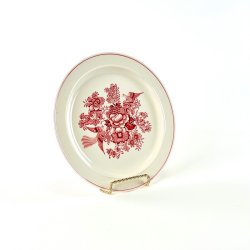 Tallerken dyb �23,5 - Gustavsberg Asiatic r�d