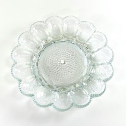 �ggefad - Vintage, Indiana Glass Hobnail, klart til 15 �g 