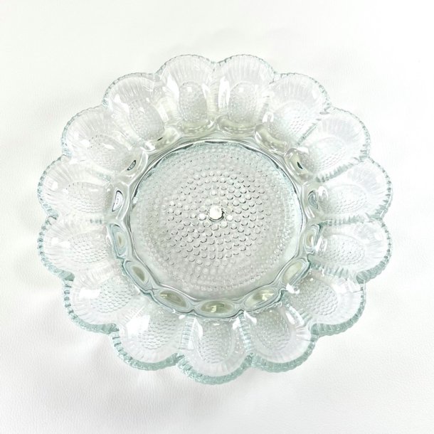 �ggefad - Vintage, Indiana Glass Hobnail, klart til 15 �g 