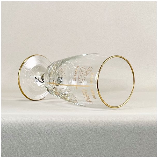 Irish Coffee glas (2 stk samlet) - store p lav fod m/tegninger