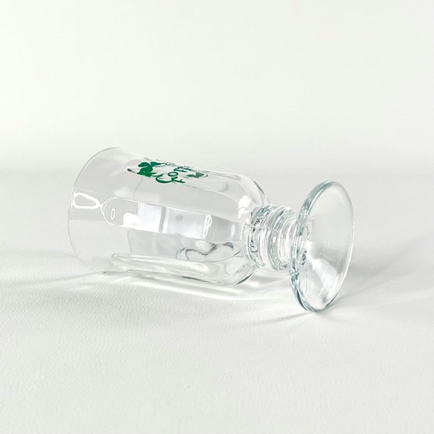 Irish Coffee glas (4 stk samlet) - krus m/hank, grn skrift