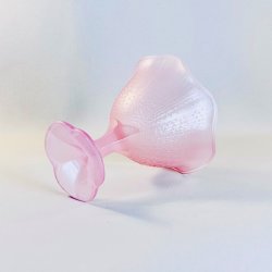 Dessertglas (st a' 4 stk) - fransk, pink