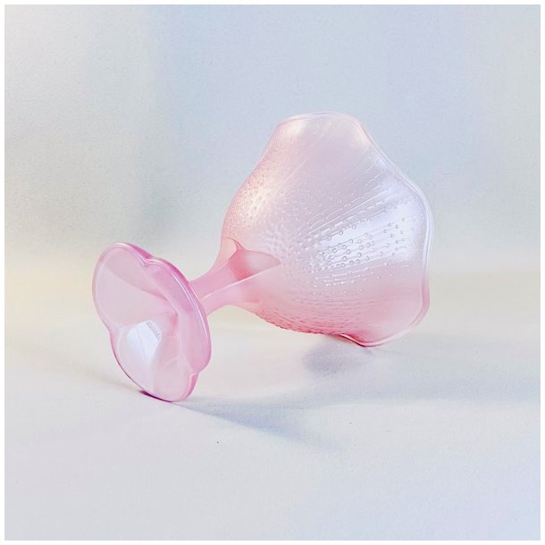 Dessertglas (st a' 4 stk) - fransk, pink