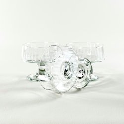 Champagneskle (9 stk samlet) - lav med fjernmnster 