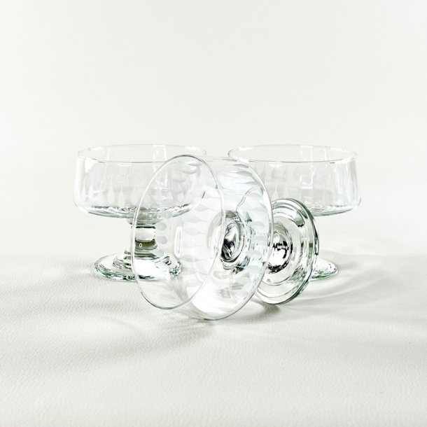 Champagneskle (9 stk samlet) - lav med fjernmnster 