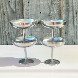 Isskle i metal (st a' 4 stk) 