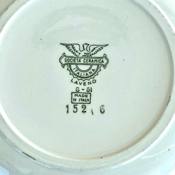 Tallerkener (5 stk) italiensk fajance 