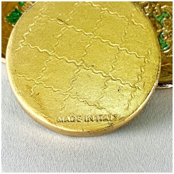 Glasbrik - italiensk, dekoreret tr (st a' 5 stk) 