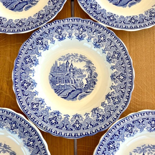 Tallerkener (5 stk) italiensk fajance 