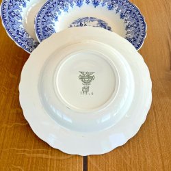 Tallerkener (5 stk) italiensk fajance 