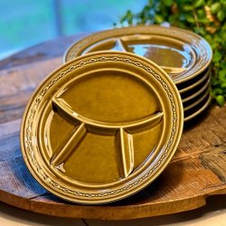 Tallerken til fondue - italiensk stentj