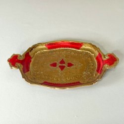 Lille bakke - italiensk, dekoreret tr 