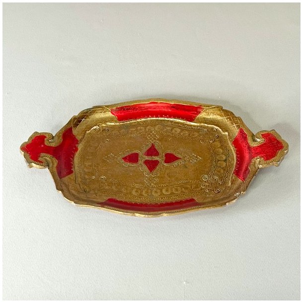 Lille bakke - italiensk, dekoreret tr 