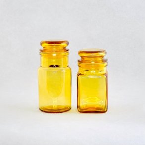 Apotekerglas - italienske, gul 