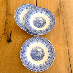 Tallerkener (5 stk) italiensk fajance 