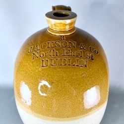 Saltglaserede krukker - sennepsfarvede