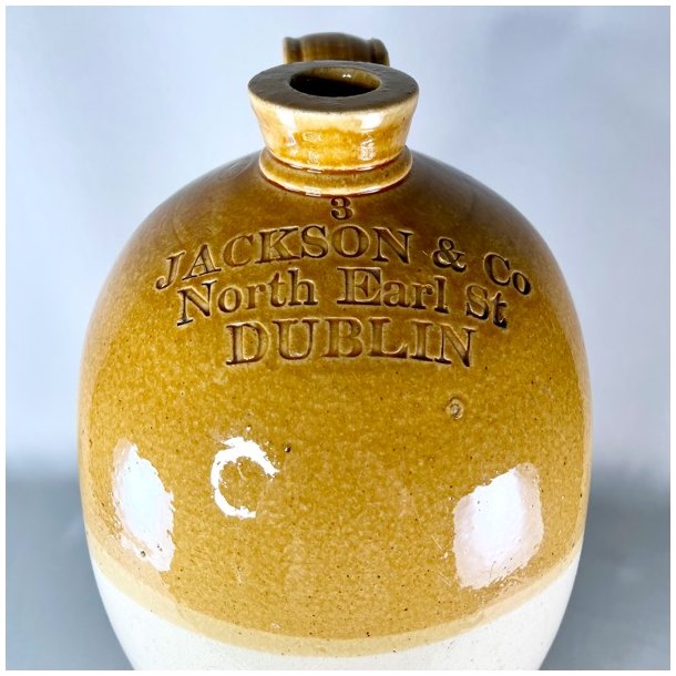 Saltglaserede krukker - sennepsfarvede