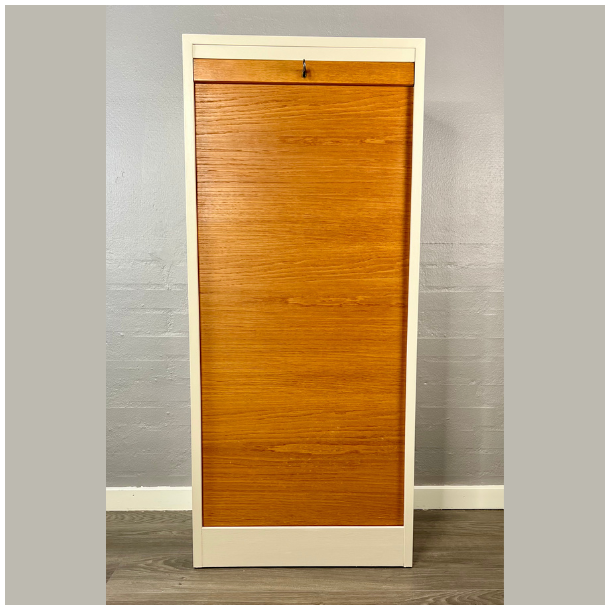 Arkivskab med jalousilge - SOLGT 