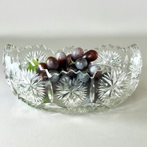 Glasskl - jardiniere, isblomster