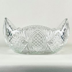 Glasskl - vintage jardiniere m/takker