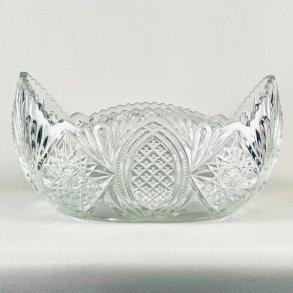 Glasskl - vintage jardiniere m/takker