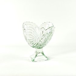 Glasskl - vintage jardiniere p fod