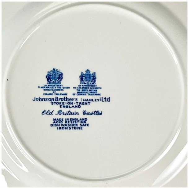 Tallerken - engelsk porceln, Old Britain Castles