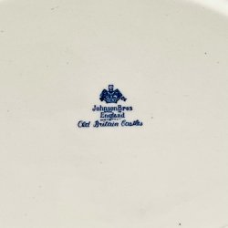 Serveringsfad stort - engelsk porceln, Old Britain Castles