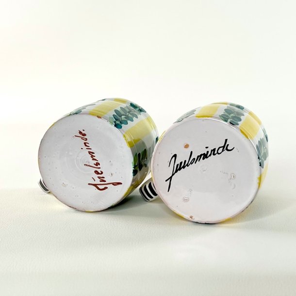 Juelsminde Keramik krus - gul og gr�n