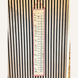 Pakkekalender, broderet