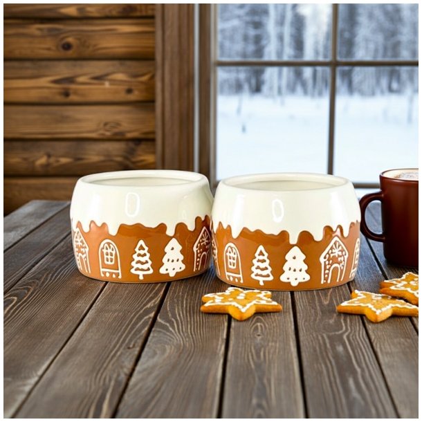 Juleskle (st a' 2 stk samlet) - gingerbread