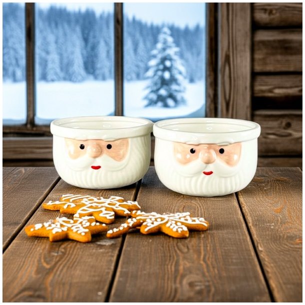 Juleskle (st a' 2 stk samlet) - julemand