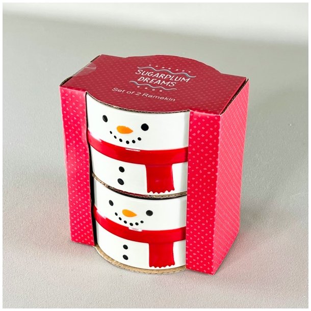 Juleskle (st a' 2 stk samlet) - snemand