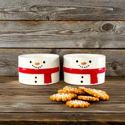 Juleskle (st a' 2 stk samlet) - snemand