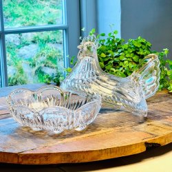 Hnekrukke - stor, krystalglas