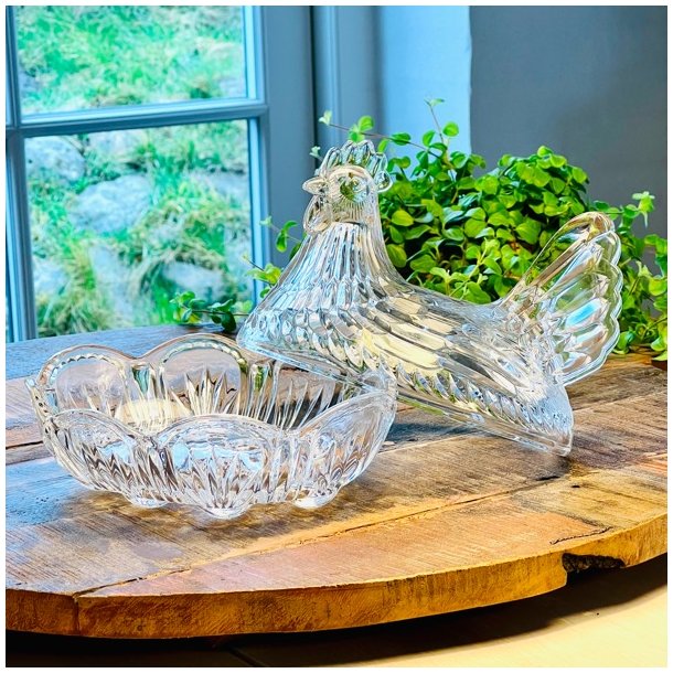 Hnekrukke - stor, krystalglas