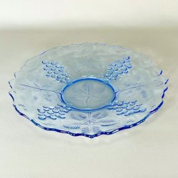 Lagkagefad - lyseblt, druer og blade