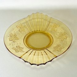 Glasfad - vintage, gyldent