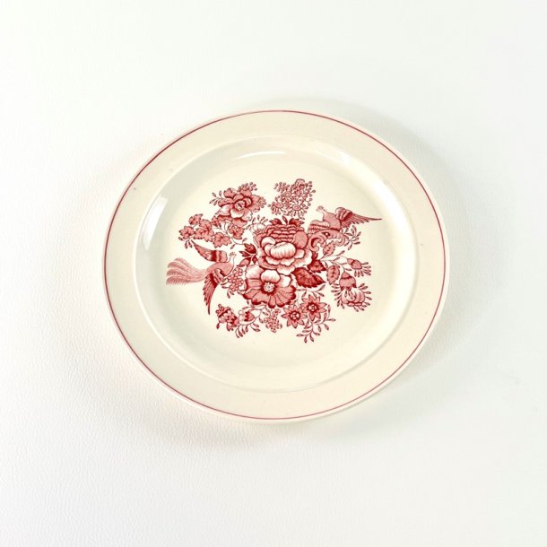 Tallerken dyb �23,5 - Gustavsberg Asiatic r�d