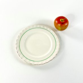 Tallerken, kage �15,5 - engelsk fajance, Grindley Cream Petal